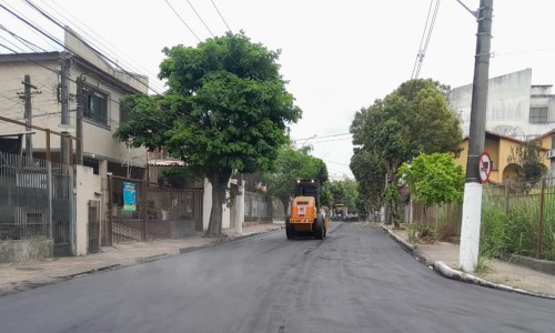 Novo asfalto chega ao bairro Niterói, em Volta Redonda